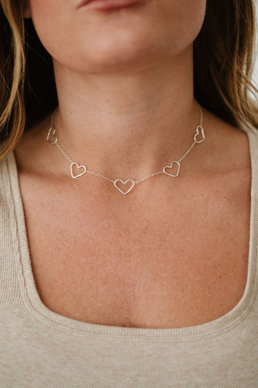 Heart Choker Necklace