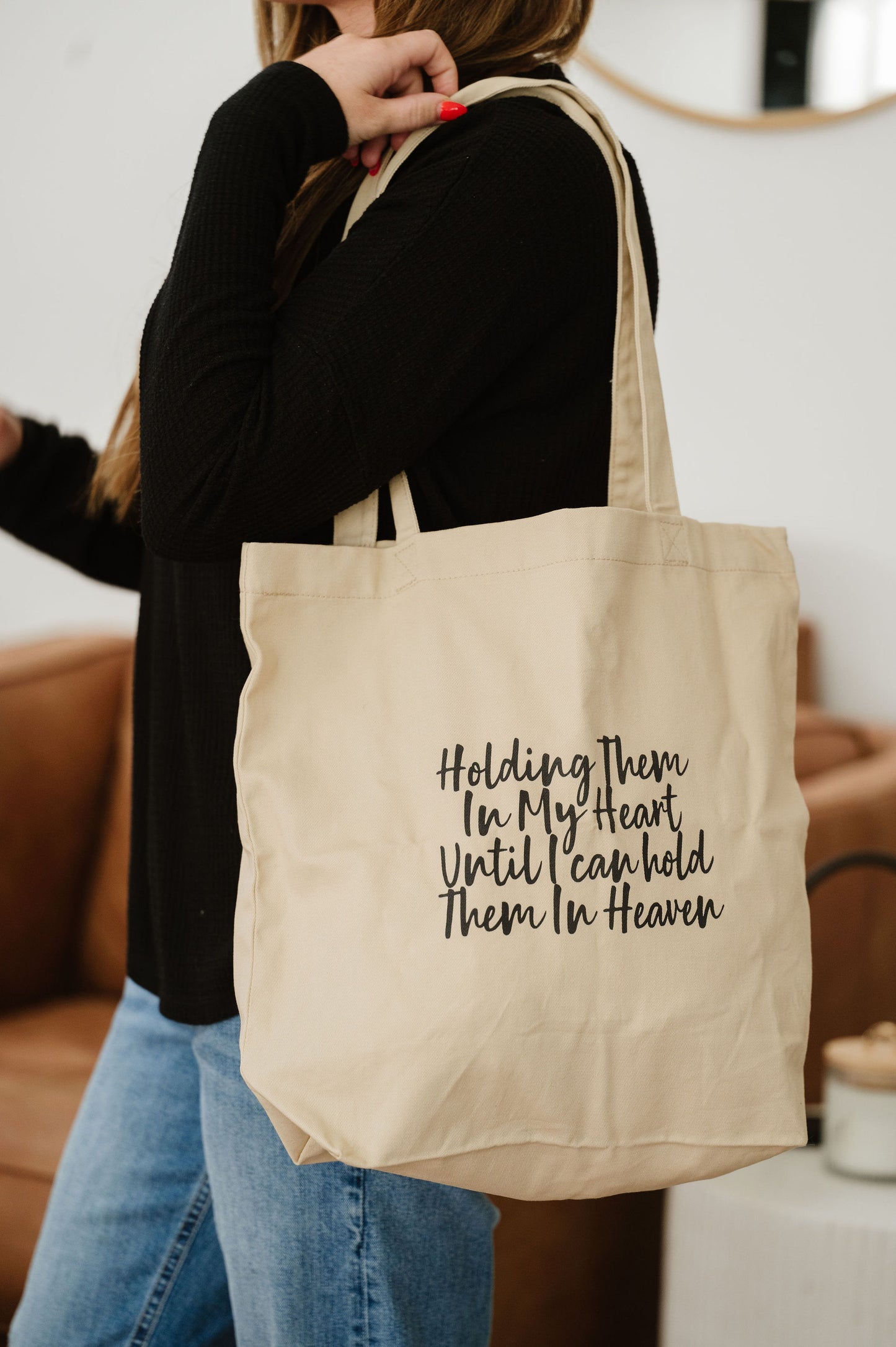 Eco Tote Bag - Holding THEM In My Heart