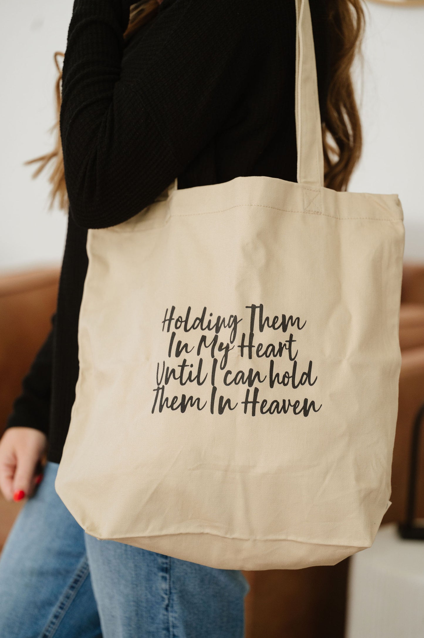 Eco Tote Bag - Holding THEM In My Heart