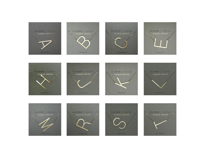 Monogram Collection Initial Necklace